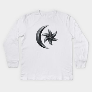 Moon-And-Star Kids Long Sleeve T-Shirt